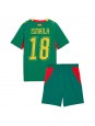 Otroški Nogometna dresi replika Senegal Ismaila Sarr #18 Gostujoči SP 2026 Kratek rokav (+ hlače)